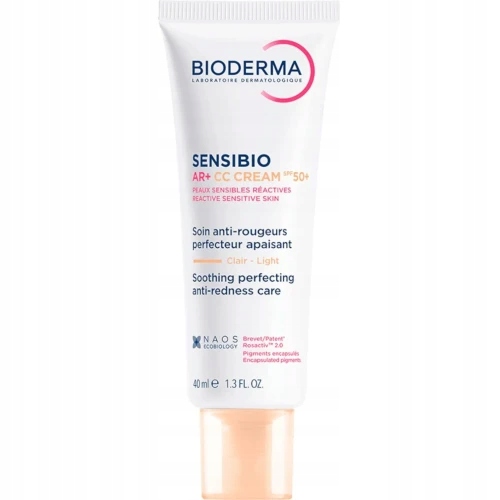 Bioderma Sensibio Ar+ CC Cream Krem do skóry naczynkowej SPF50+, 40 ml