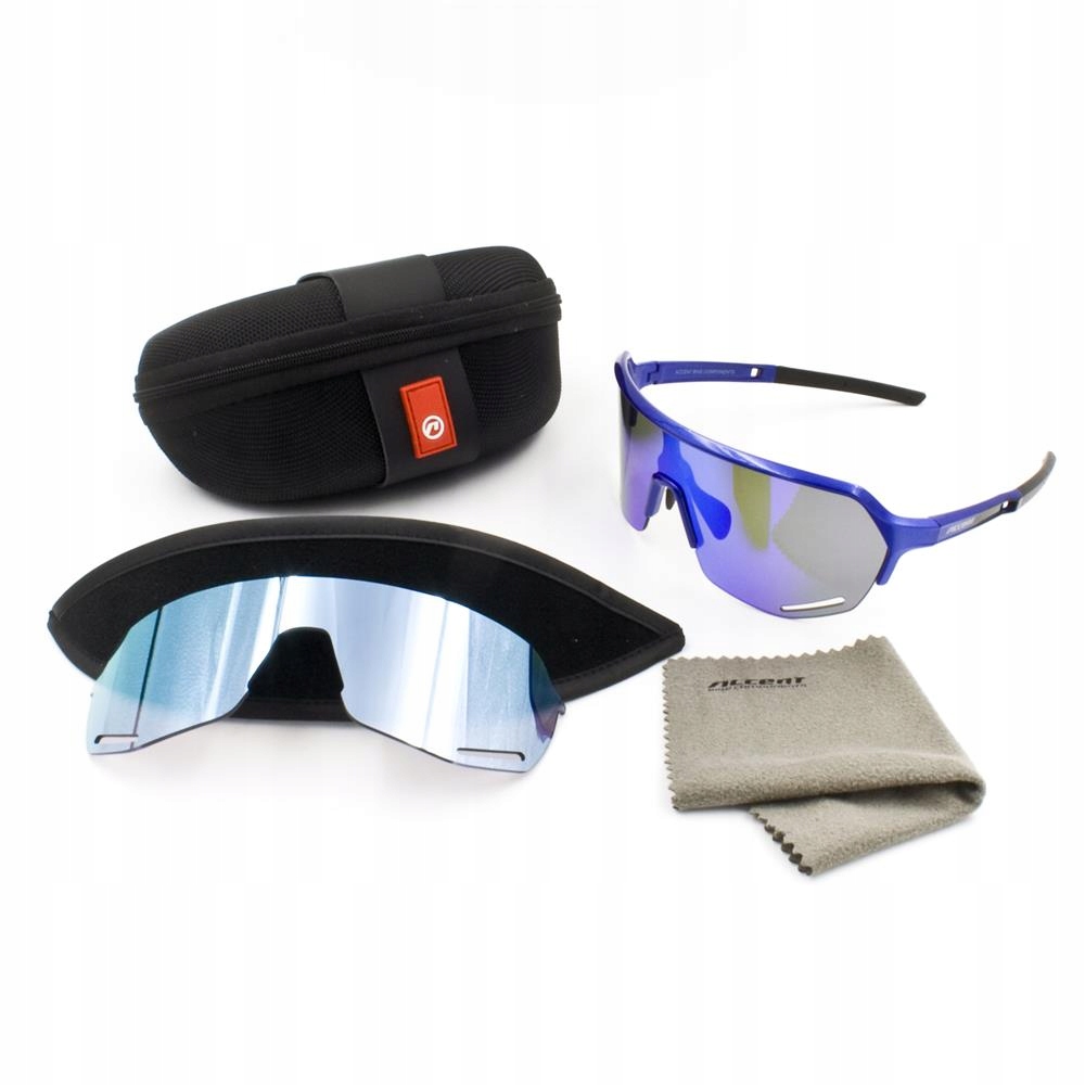 Široké cyklistické brýle Accent Hero Pacific Blue