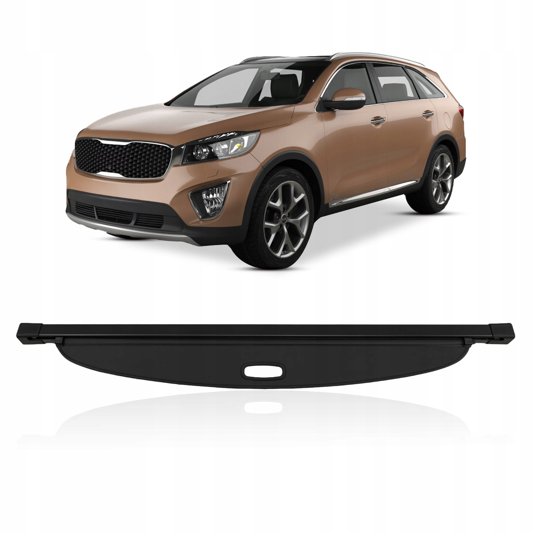 KIA SORENTO III UM 2014-20 CZARNA РОЛЕТА БАГАЖНИКА