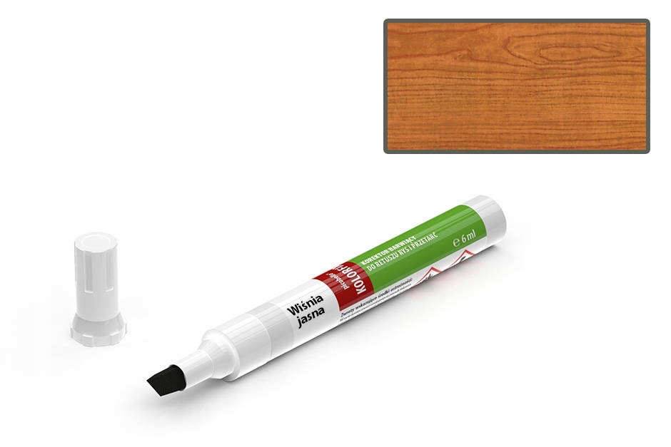 Korektor KOLORFIX WIŚNIA JASNA pisak mazak retuszerski do rys przetarć