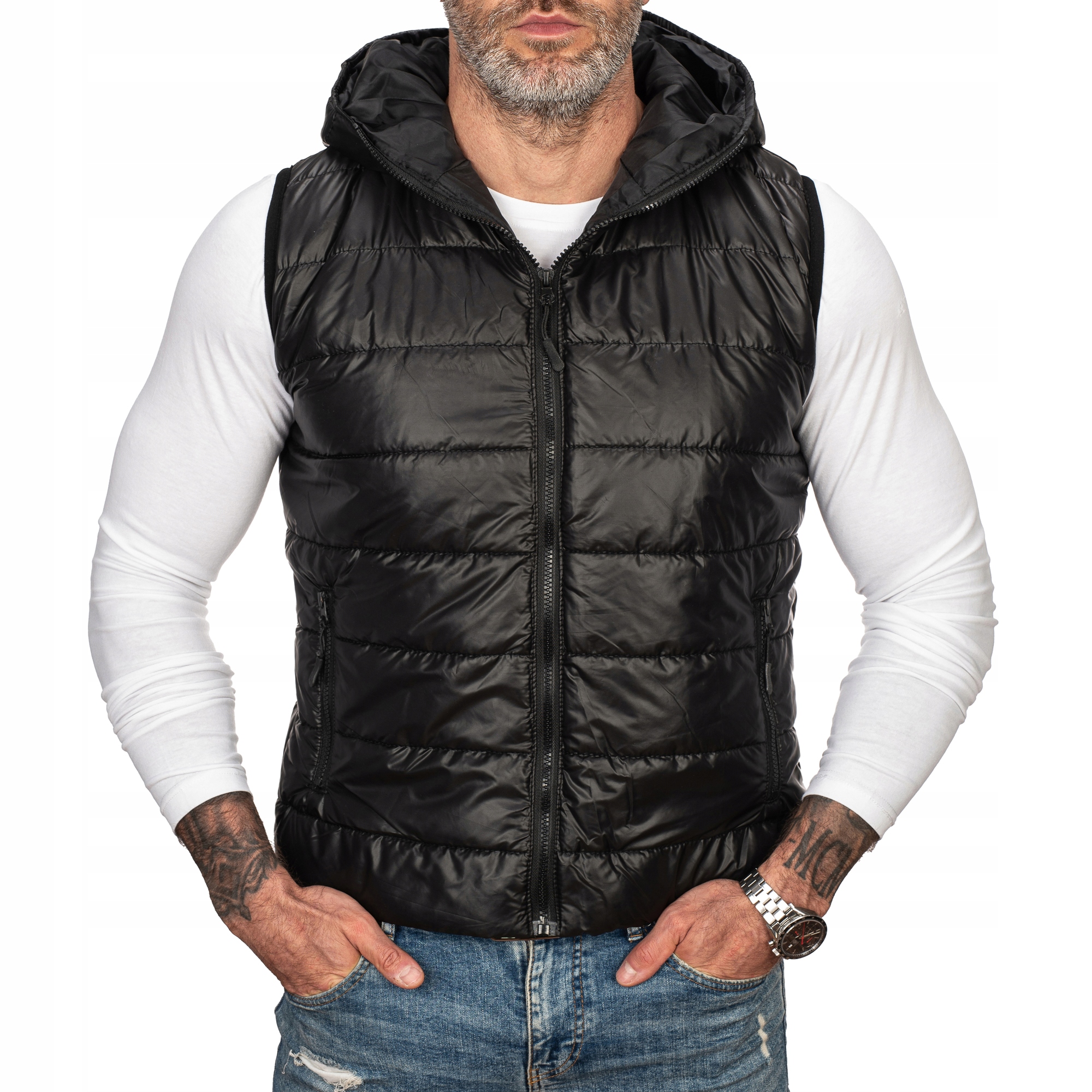 BZ66 r XL MĘSKI BEZRĘKAWNIK PRZEJSCIOWY OCIEPLACZ