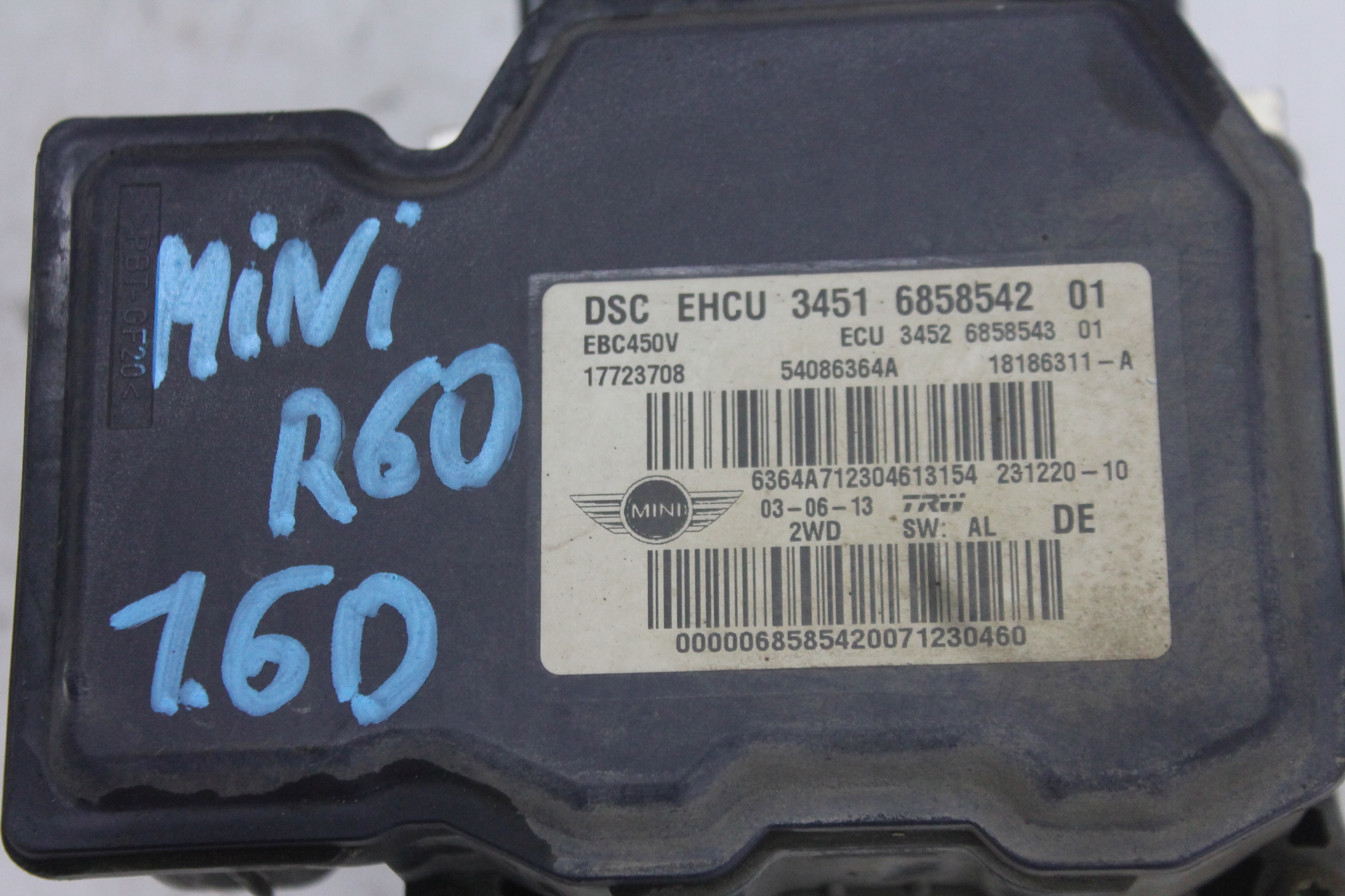 SERVOFRENO ABS 6858542 MINI R60 1.6D 10