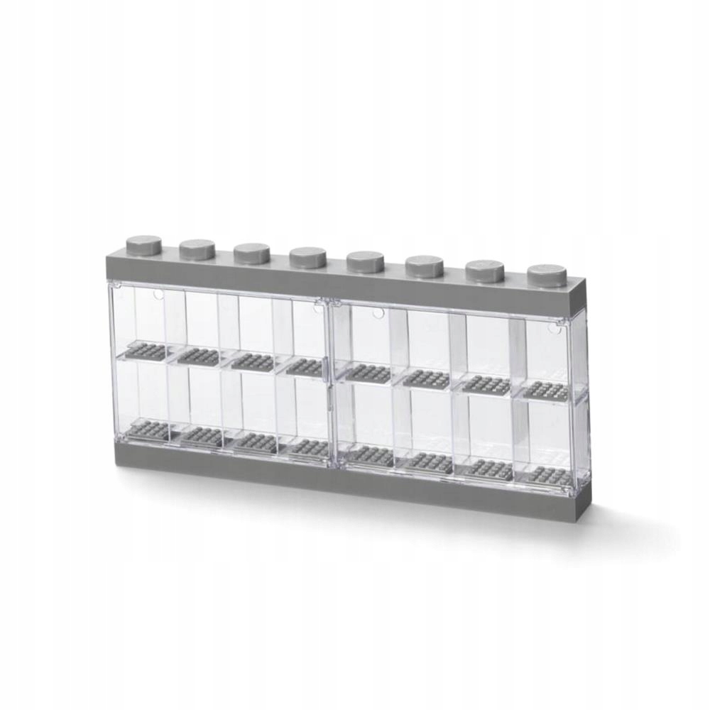 Lego Vitrína Pro Minifigurky 16 Šedá