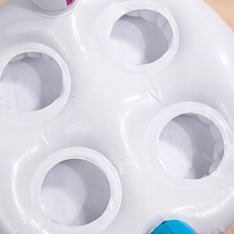 PODSTAWKA DMUCHANA POD KUBEK UCHWYT TACA NAPOJE DRINKI JEDNOROŻEC 4 OTWORY Waga produktu z opakowaniem jednostkowym 0.01 kg