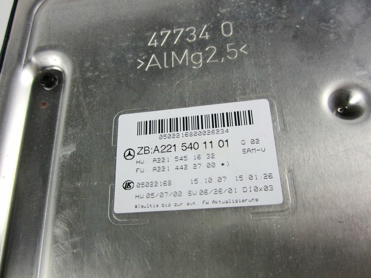 module control unit SAM front front Mercedes CL W216 C216