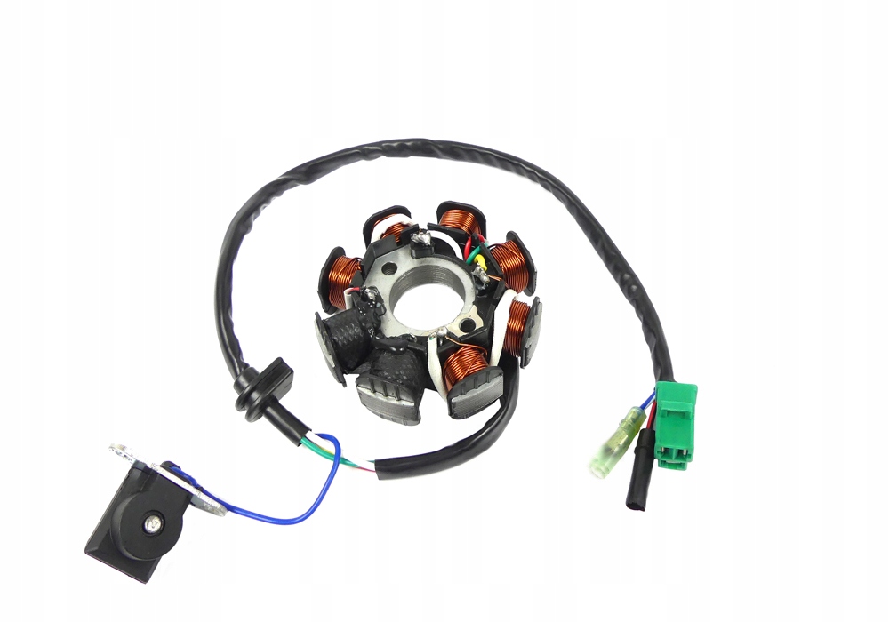 

Stator Iskrownik 8 Cewek 139QMB Skuter GY6 4T Zbik