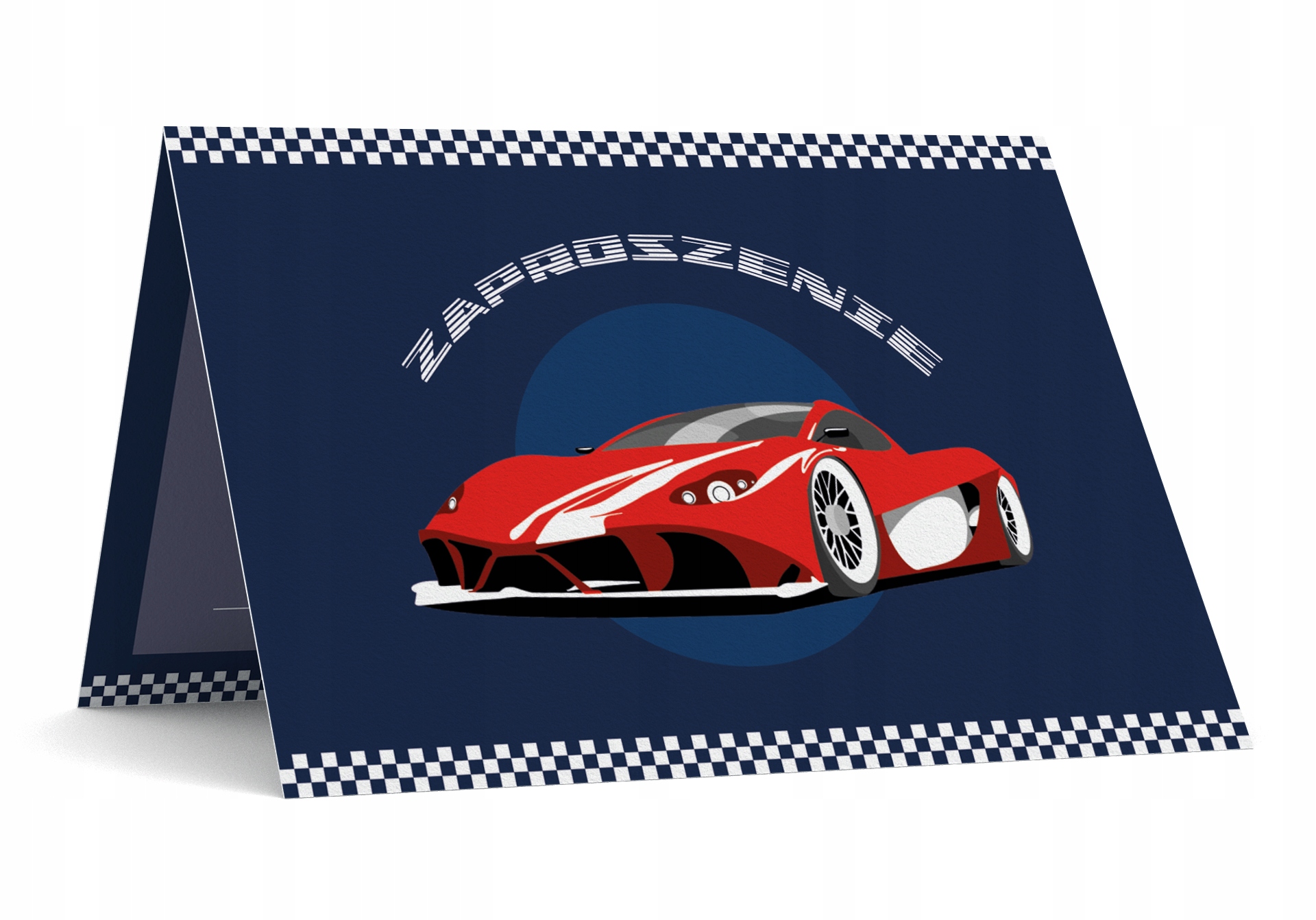 ZAPROSZENIE URODZINOWE WYŚCIGI SAMOCHODOWE AUTA ZAPROSZENIA NA PRZYJĘCIE EAN (GTIN) 5906623058457