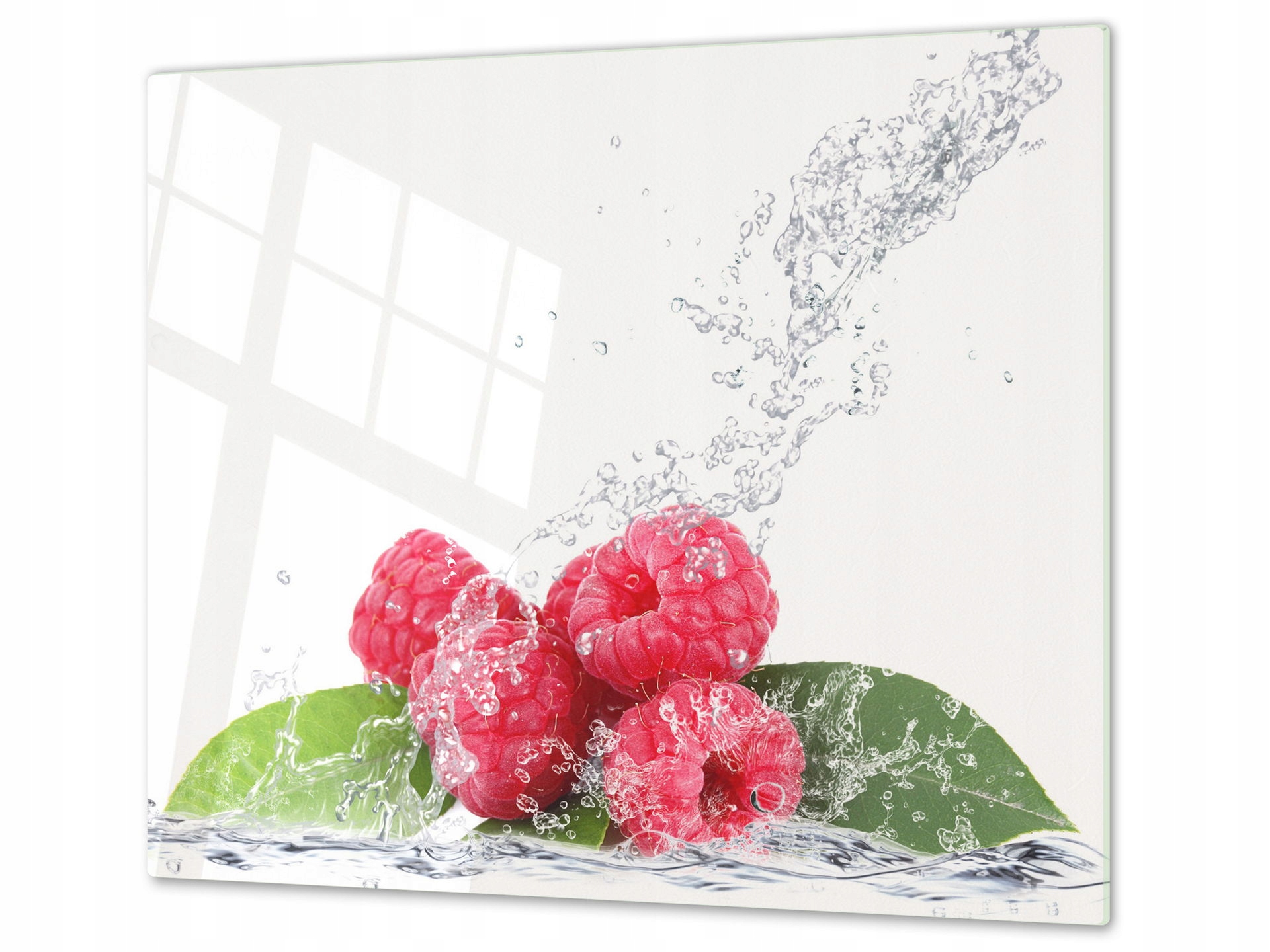 szklana płyta ochronna szkło 60x52 malina