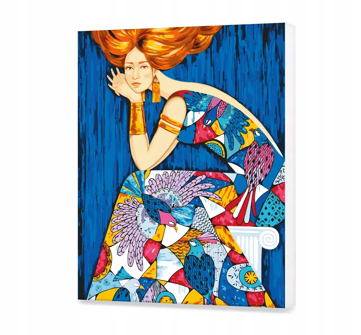 Dívka: Sada Malování podle čísel Diy 80x100