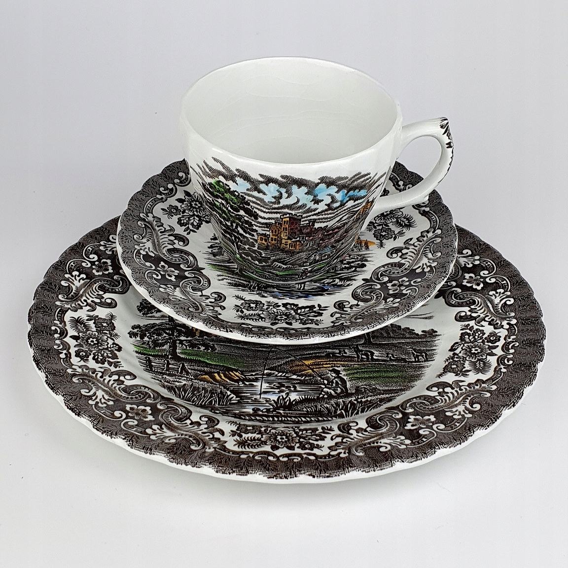 Anglia Ironstone stare zamki - ZESTAW ŚNIADANIOWY Stan opakowania brak opakowania