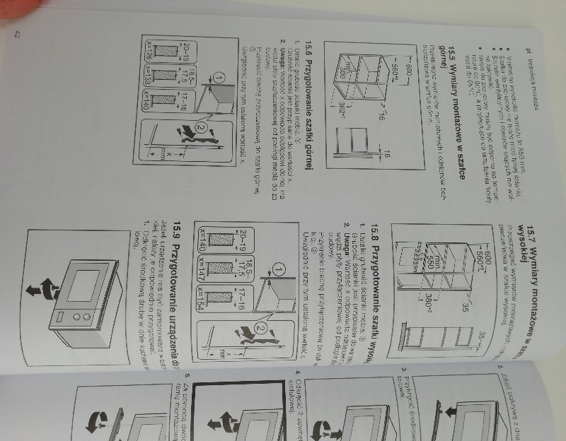 KUCHENKA MIKROFALOWA DO ZABUDOWY NEFF HLAWD23N0 Moc mikrofal 800 W
