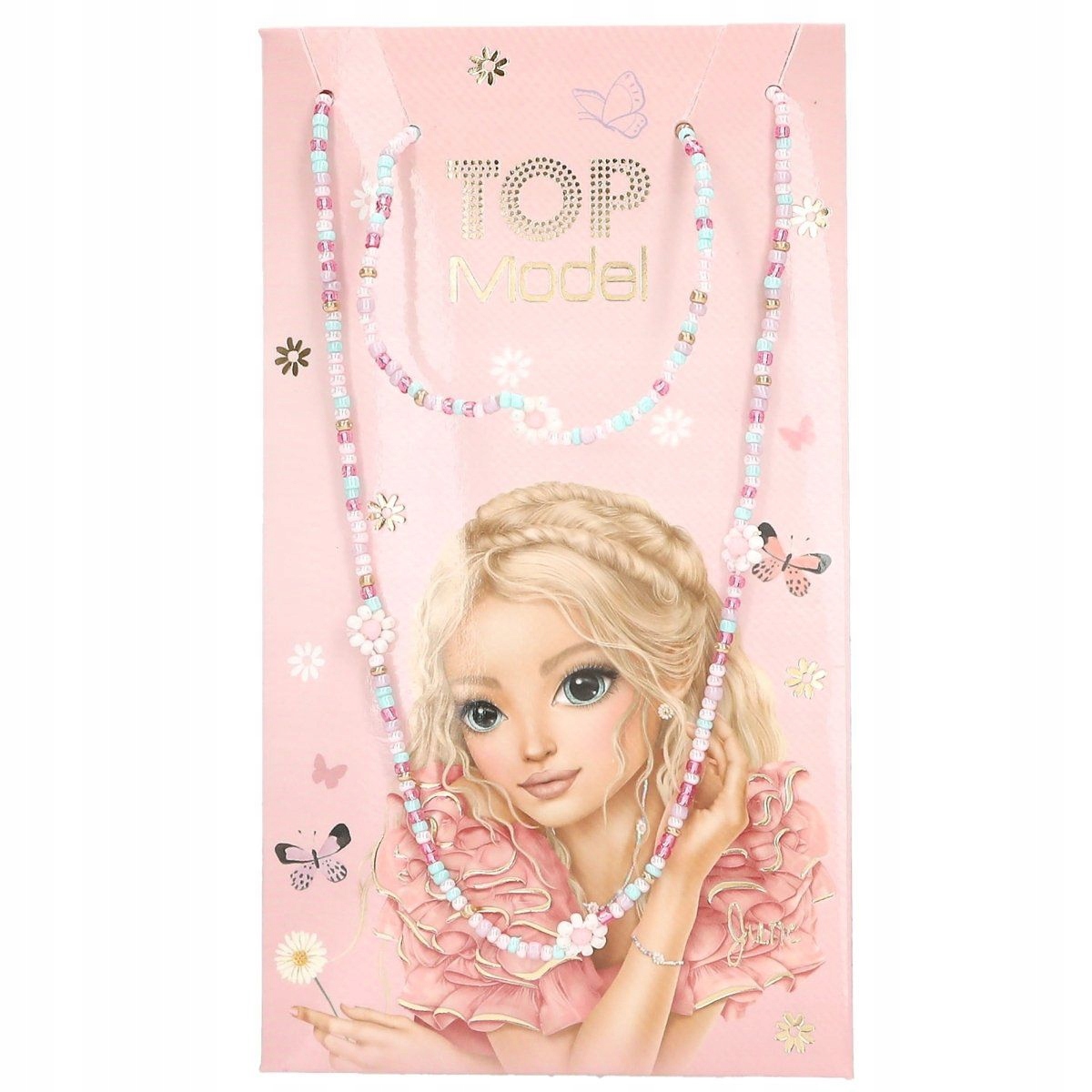 TOPMODEL - NECKLACE AND BRACELET SET SUMMER FEELING - SOFT-COLORED (413547)