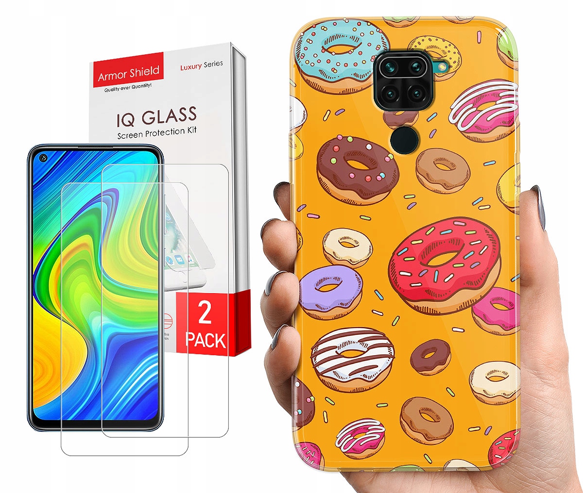 

Etui Premium Do Xiaomi Redmi Note 9 Szkło