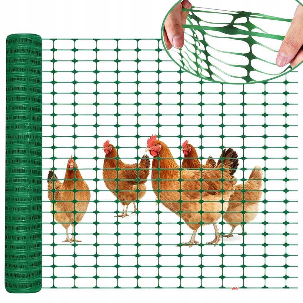 Plotová Síť Pro Slepice, Plastový Výběh Pro Drůbež 1X30 M