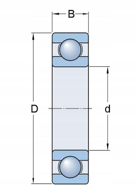 Łożysko kulkowe 3205 25 x 52 x 20,6 WAŁ JAWA EAN (GTIN) 5905699631915