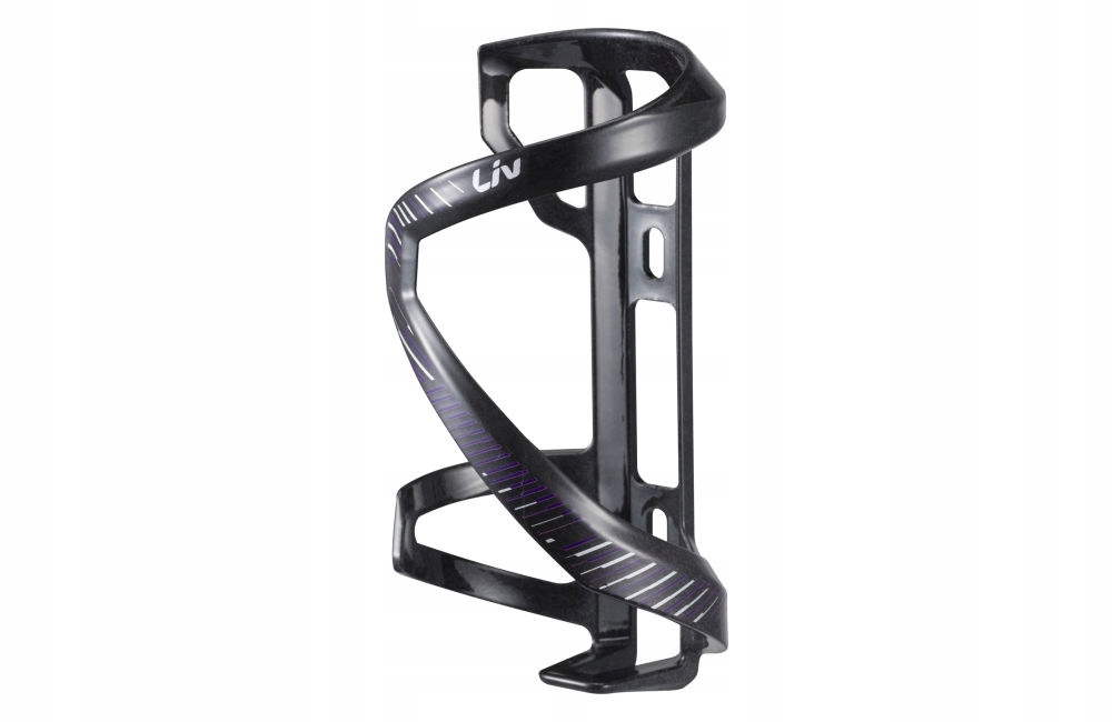 Koszyk bidonu Liv Airway, lewy,black/purple