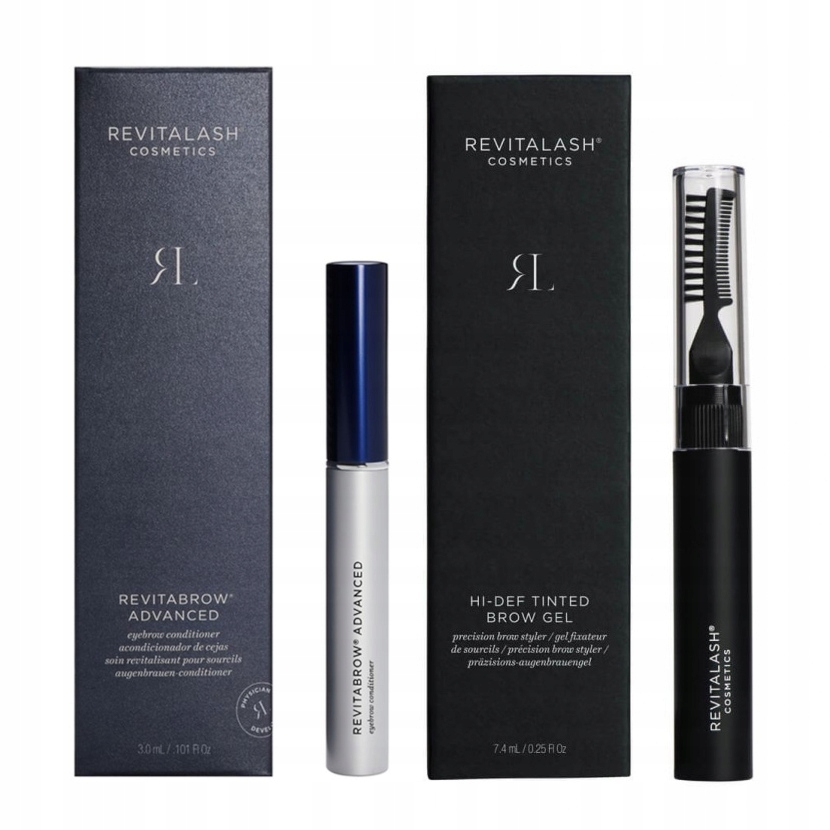 RevitaLash RevitaBrow kondicionér 3,0 ml Tinted Brow gel Soft Brown 7,4 ml