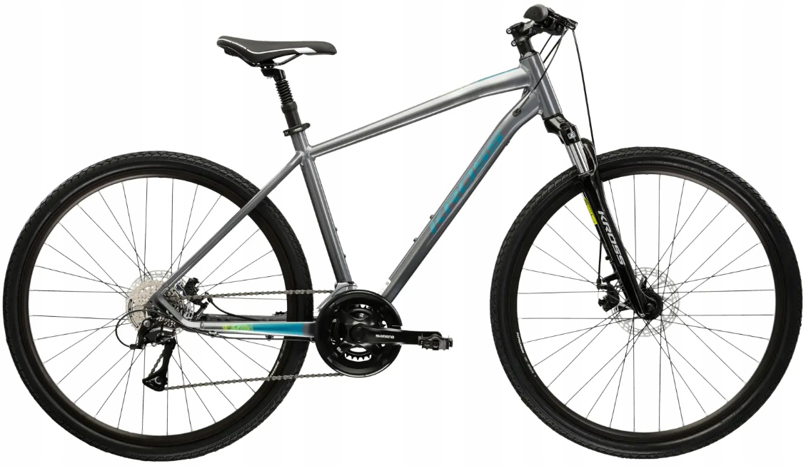 Rower Crossowy Męski Kross Evado 3.0 XL(23") 28 Szary Morski Połysk