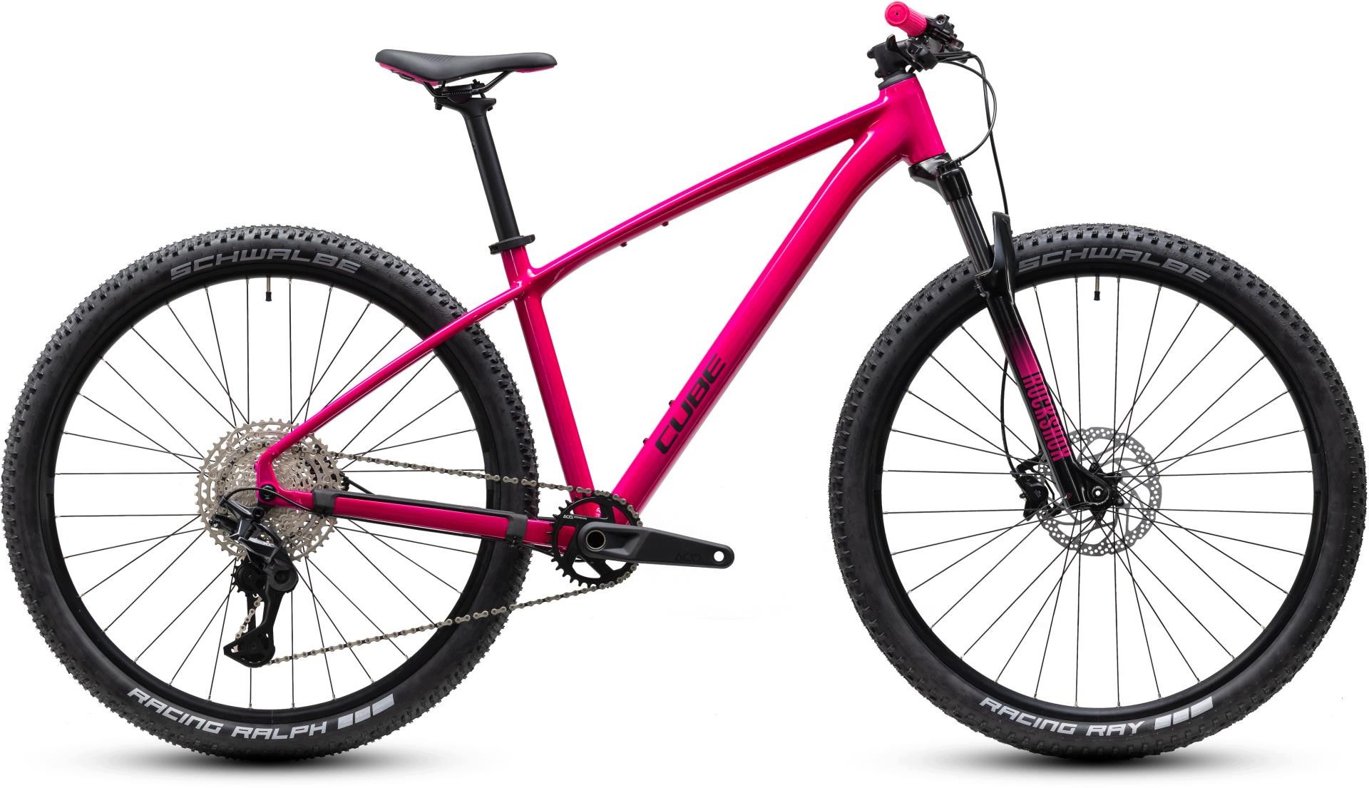 Rower Cube Reaction Pro 27,5" 2027 fuchsia´n´black S