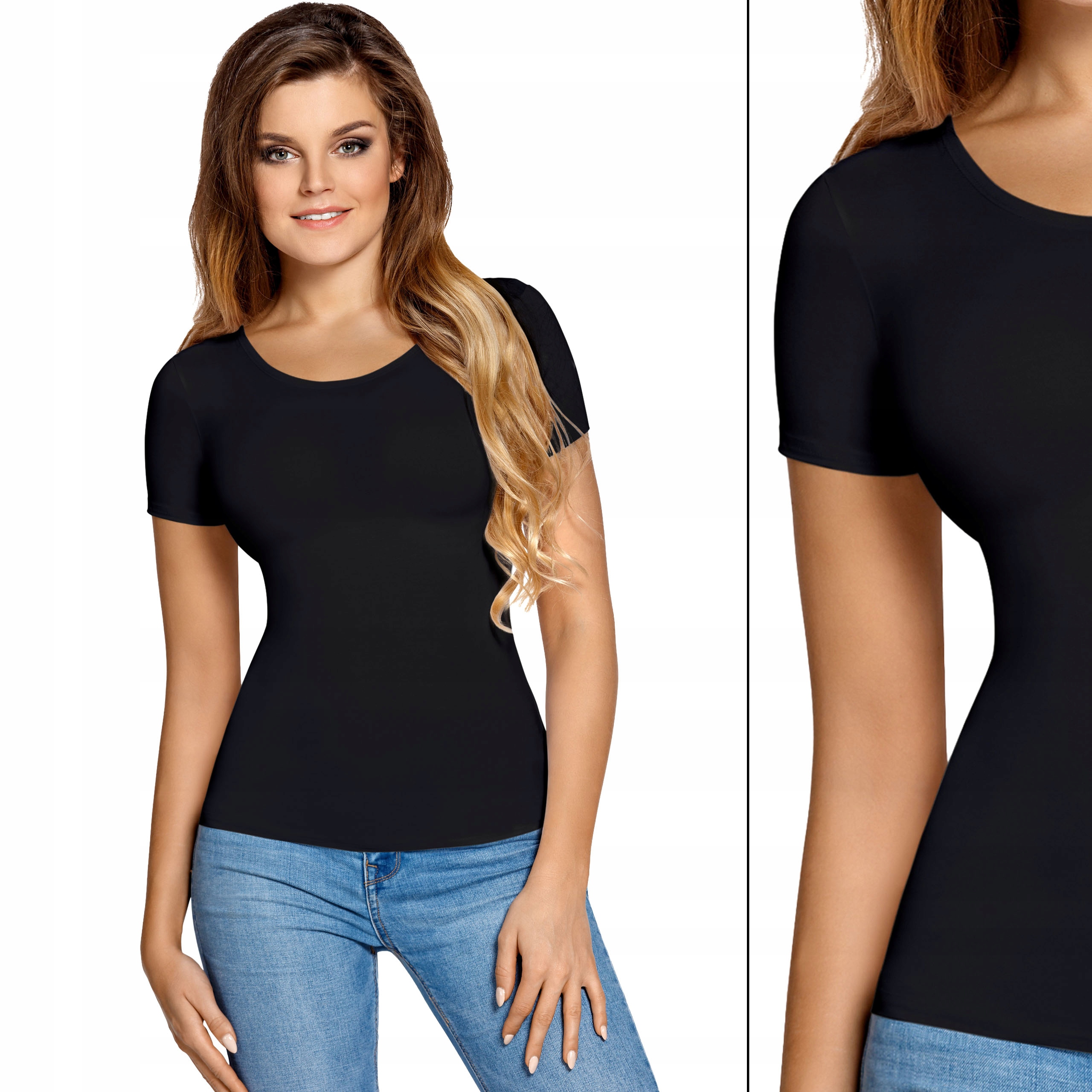 

Babell Bluzka Damska Carla z Wiskozy czarna 3XL