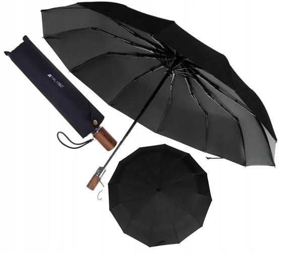 DUŻY PARASOL RZĄDOWY ELEGANCKI PARASOLKA AUTOMATYCZNA 24 DRUTY XL 145CM