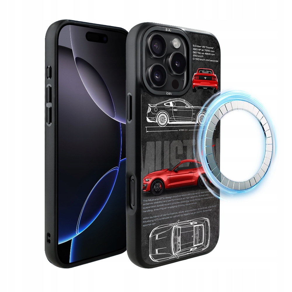 Pouzdro pro iPhone 16 Pro Ibizu DropGuard Matt s MagSafe, Gt V8 „Coyote“