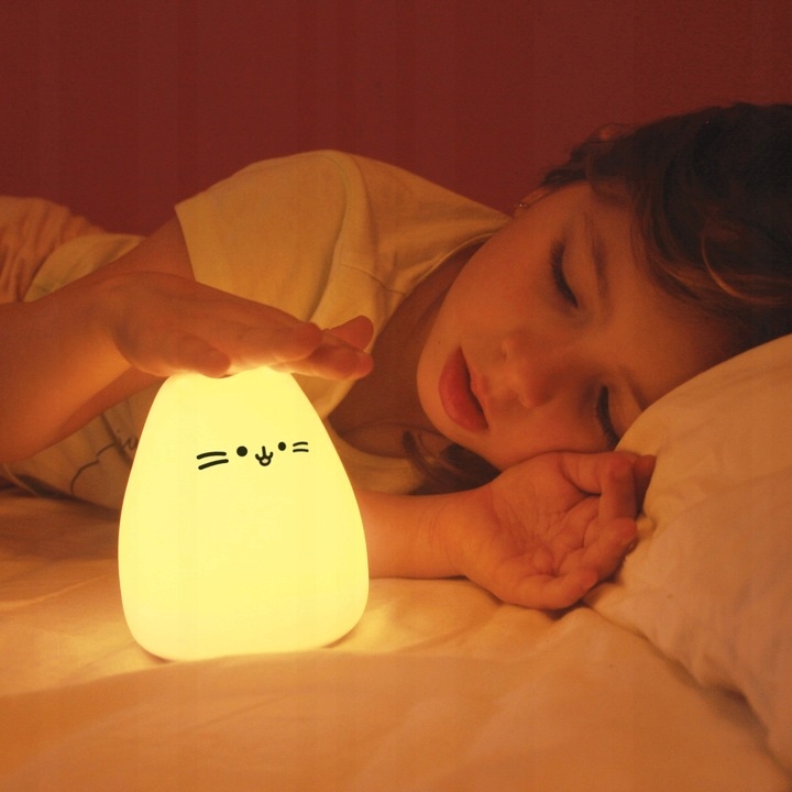 Lampka silikonowa INNOGIO GIO Kitty Midi Kolor dominujący biały