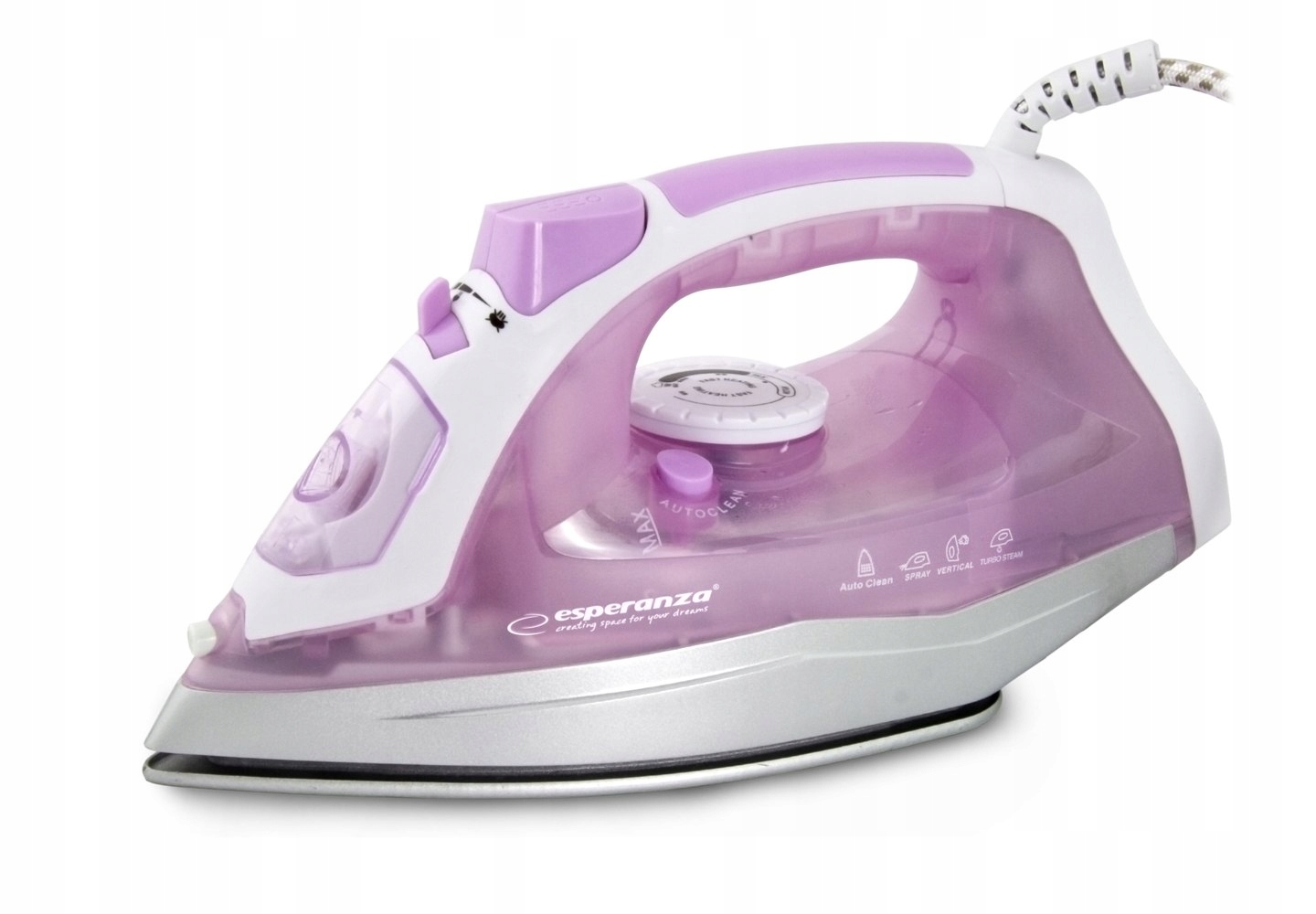 EHI004 Esperanza żelazko parowe tulle ceramic 2400w Esperanza