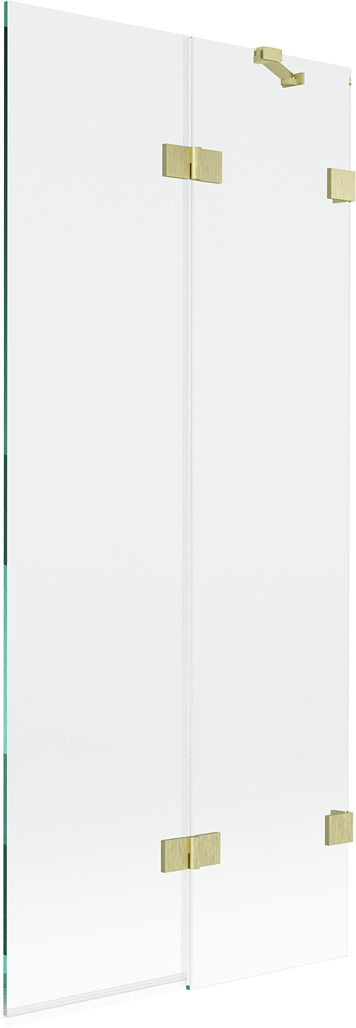 Mexen Lunar vana dělící stěna 2křídlá pravá 80 x 150 cm, transparentní, zla