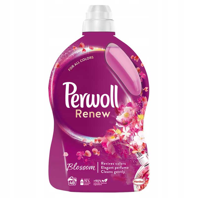 Levně Perwoll Renew Blossom tekutý prací prostředek na barevné prádlo 3L