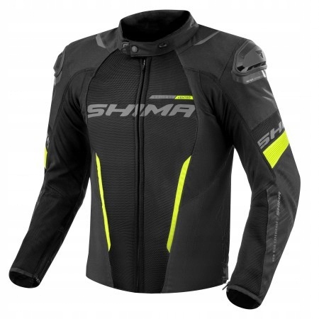 Textilná motocyklová bunda Shima Solid 2.0 Vented Men Fluo M