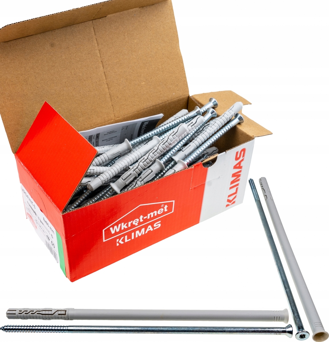 

Kołki ramowe rozporowe 12x300 Stożek Tx torx 20szt