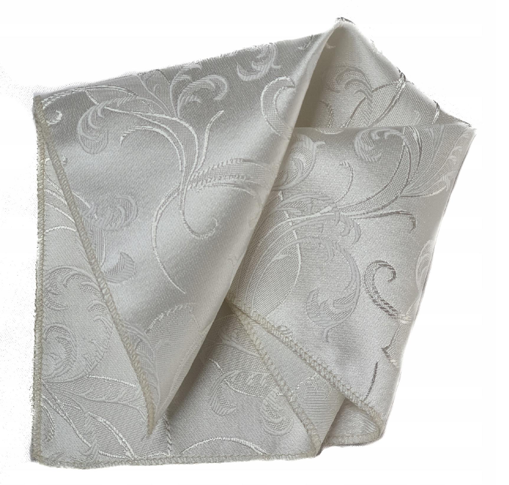 KREMOWA IVORY KWIATOWA POSZETKA CHUSTECZKA Płeć uniseks