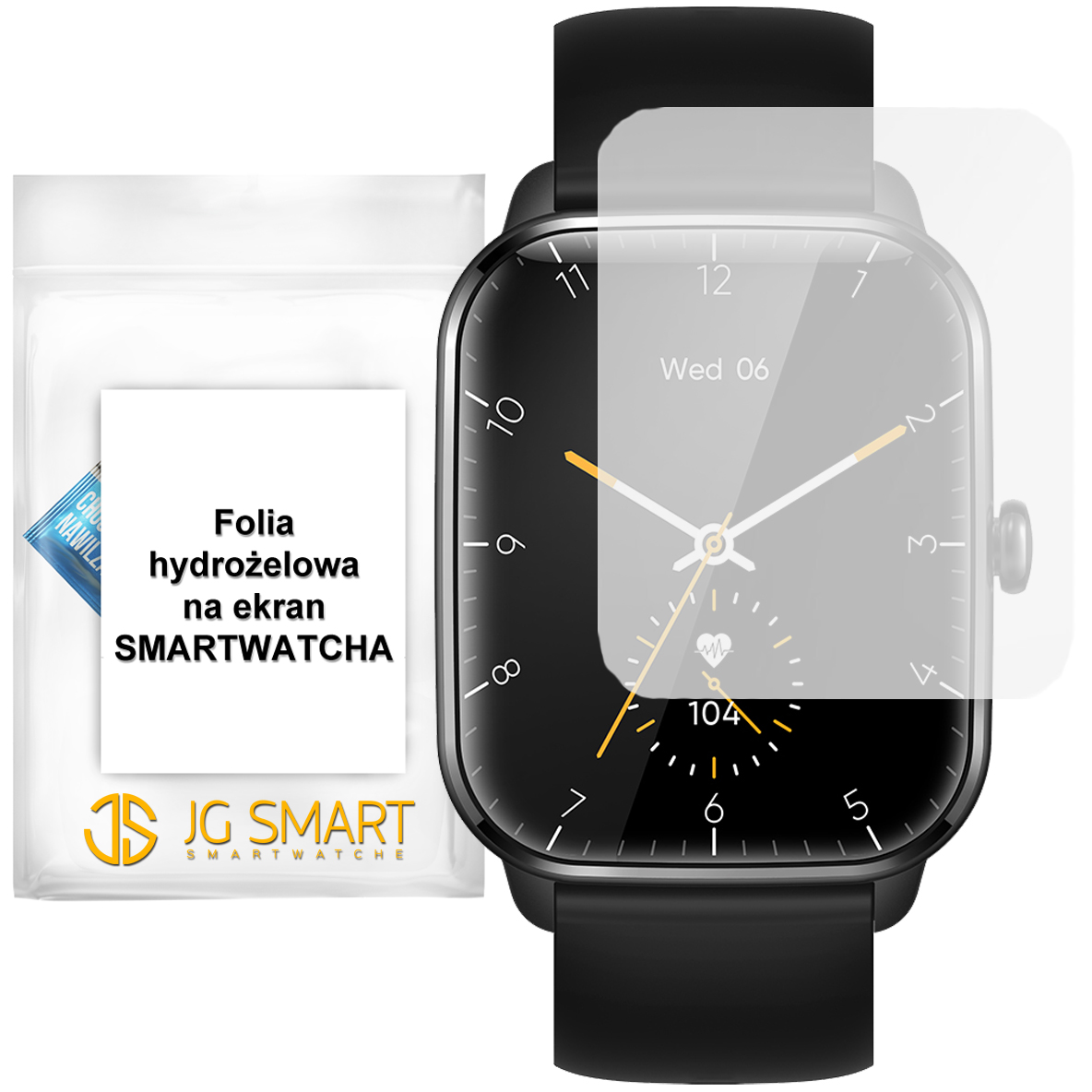 

Folia ochronna hydrożelowa na ekran smartwatcha