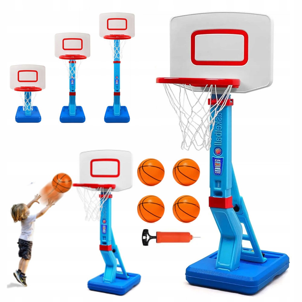 Tarcza Do Kosza Koszykówki Dla Dzieci Koszykówka 138cm regulowany kosz