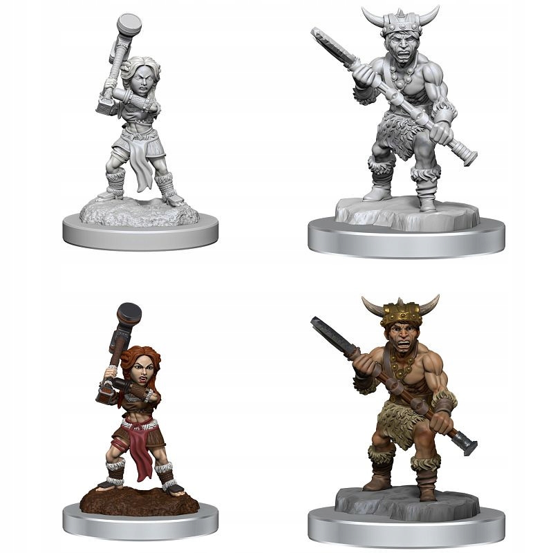 DD Nolzur Marvelous Miniatures Halfling Barbarians