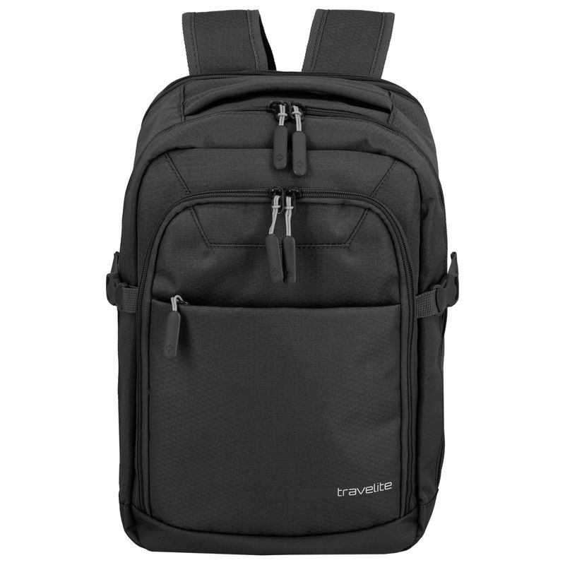Batoh 3-KOMOROVÝ Notebook Travelite 23L Kick Off 6921-01 Černý