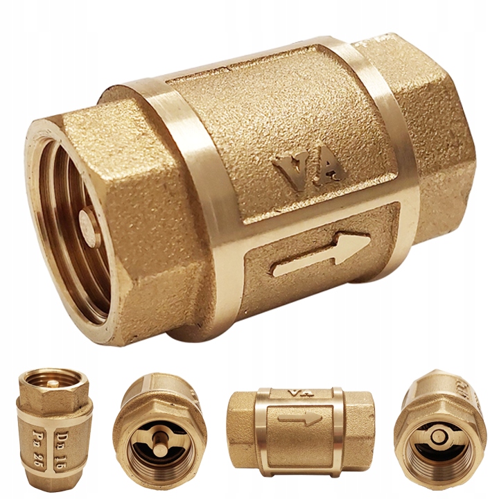 

Zawór Zwrotny Mosiężny 1/2" Mosiądz