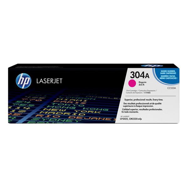 Originální toner Magenta Hp Color LaserJet CP2025, CM2320 (304A CC533A)
