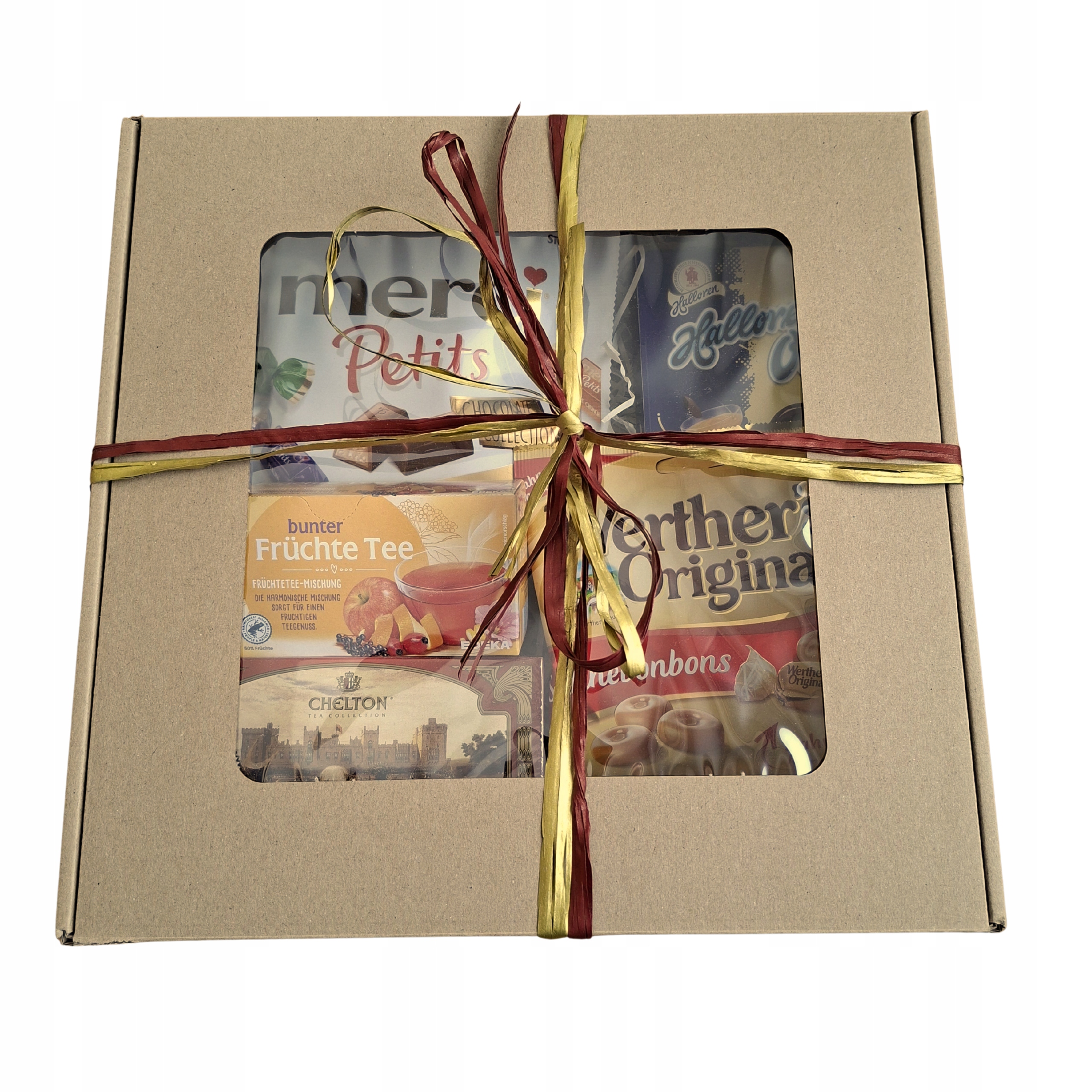 Dzień Kobiet Zestaw Prezentowy Box Dla Niej 8 Marca Słodycze Herbata