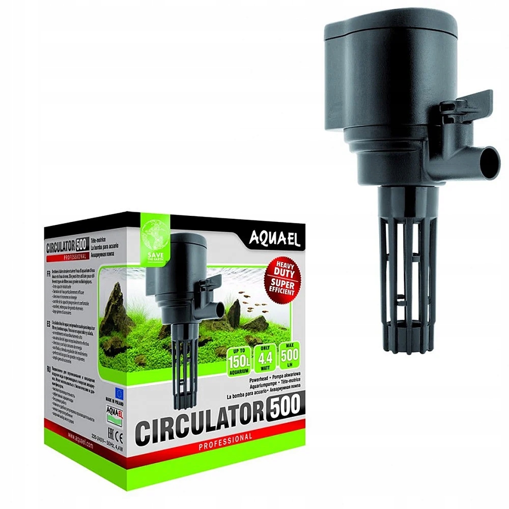 Levně Čerpadlo Cirkulátor Pro Akvárium Provzdušňovač Rotorové Vodní Čerpadlo Výkon 500 Mo