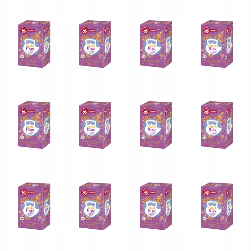 Teekanne Bio Calm & Relax 20 x 1,80g X12