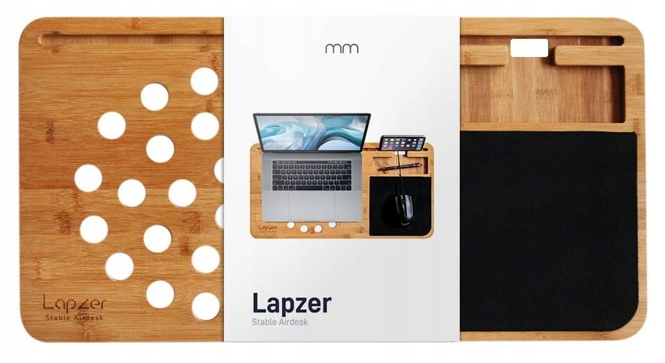 Deska Podstawka Pod Laptopa Do Łóżka Na Kolana Bambusowa Dla Niego