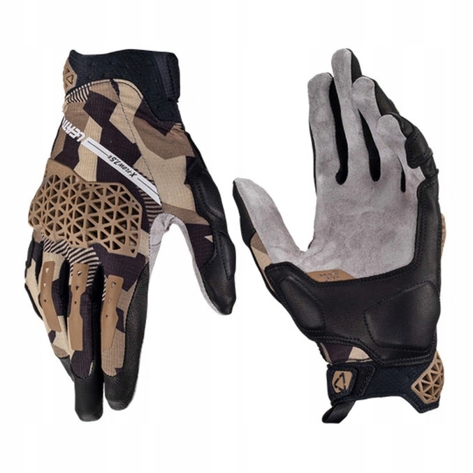 Enduro rukavice Leatt Adv X-flow 7.5 Short Desert hnedé čierne Darčeky