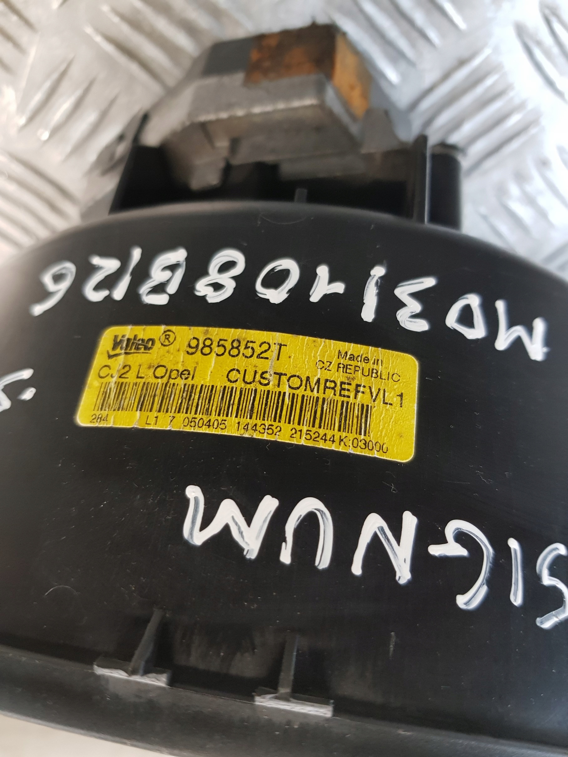 Lüfter des lüfters DMUCHAWA 985852T OPEL SIGNUM