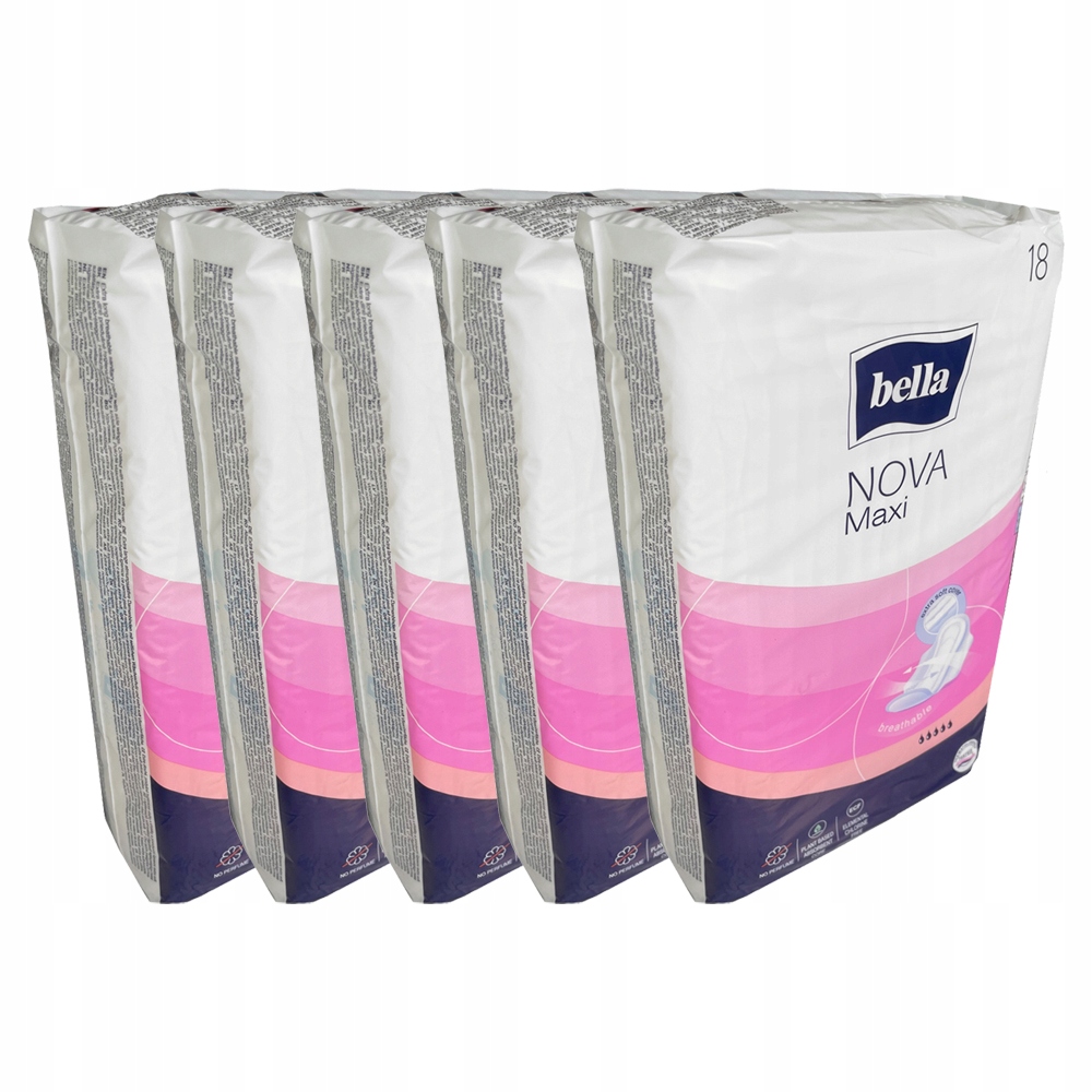 5X Podpaski Bella Nova Maxi Klasyczne 18SZT