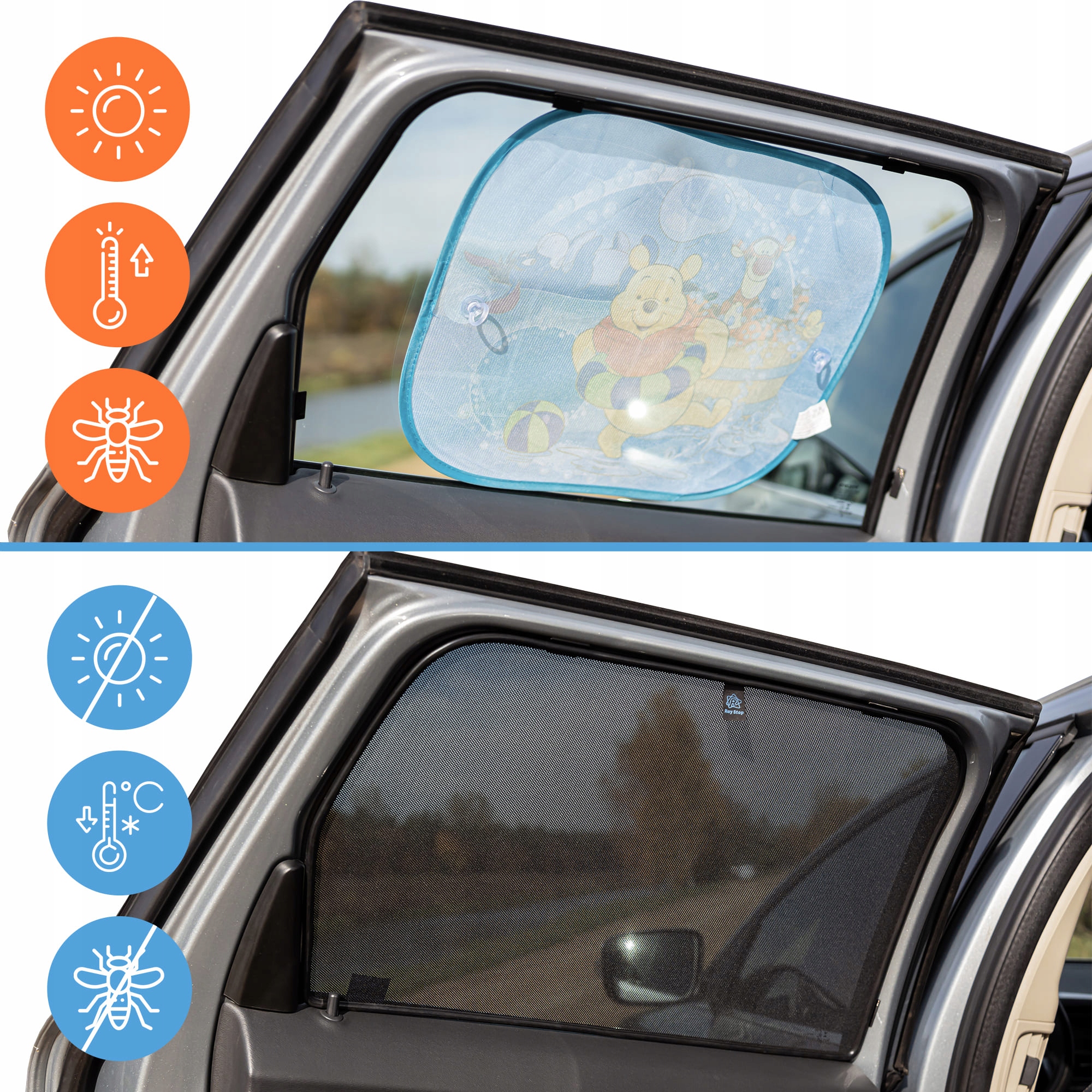 ZASŁONKI NA MAGNESACH TOYOTA AURIS II 2 HATCHBACK Stan opakowania oryginalne