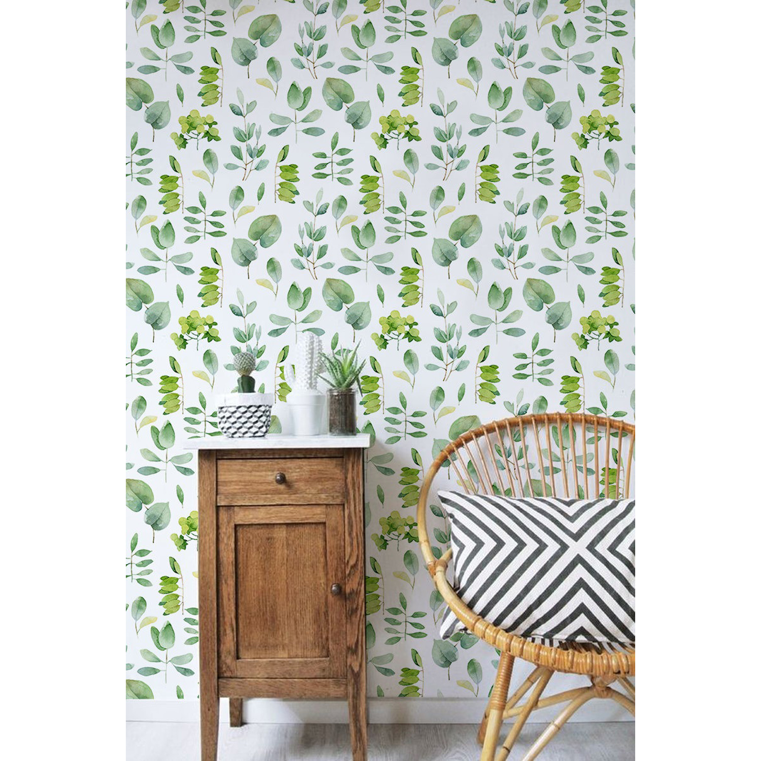 

Fototapeta na flizelinie Akwarelowe liście 254x184