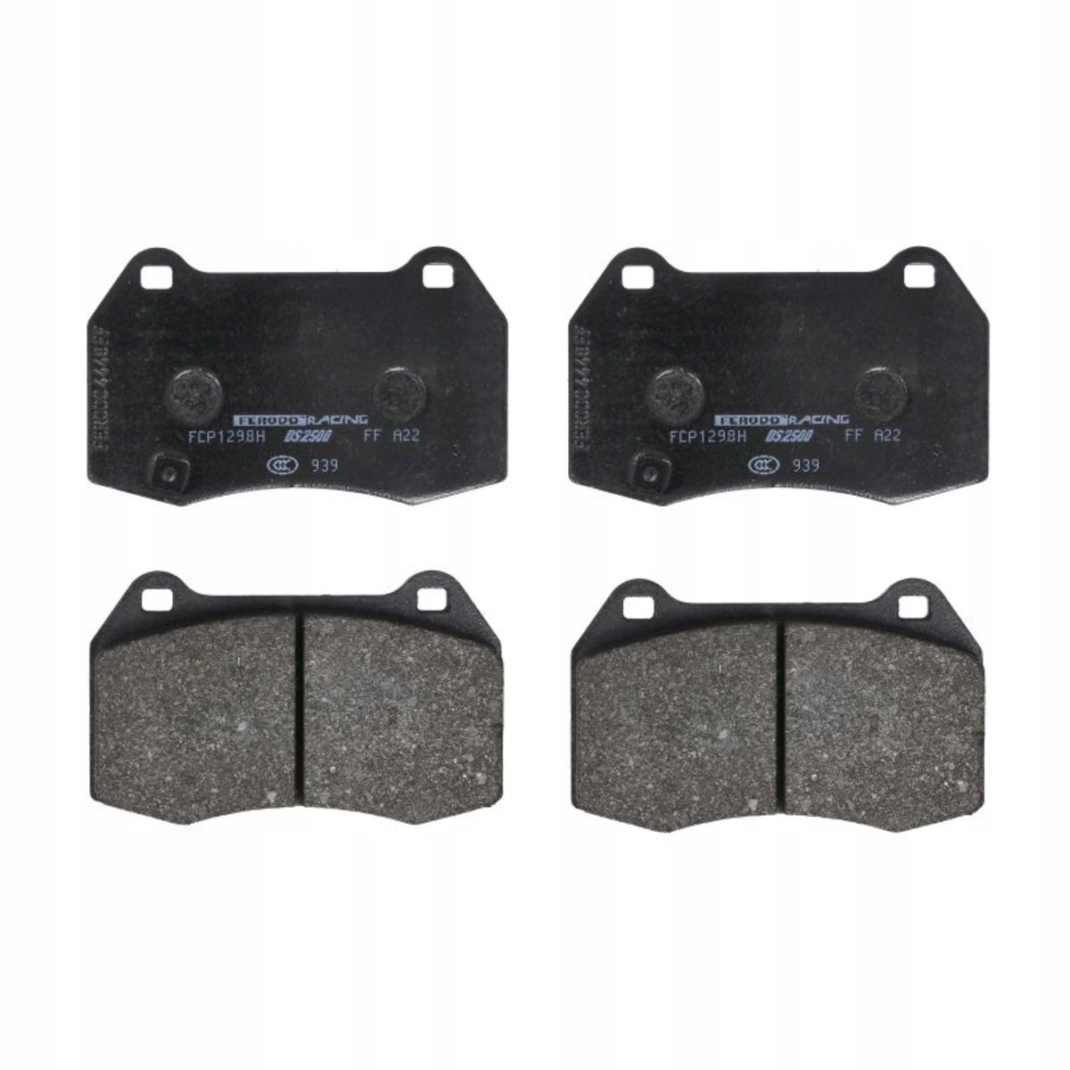 Klocki hamulcowe Ferodo Racing DS2500 FCP1298H Typ samochodu Samochody osobowe