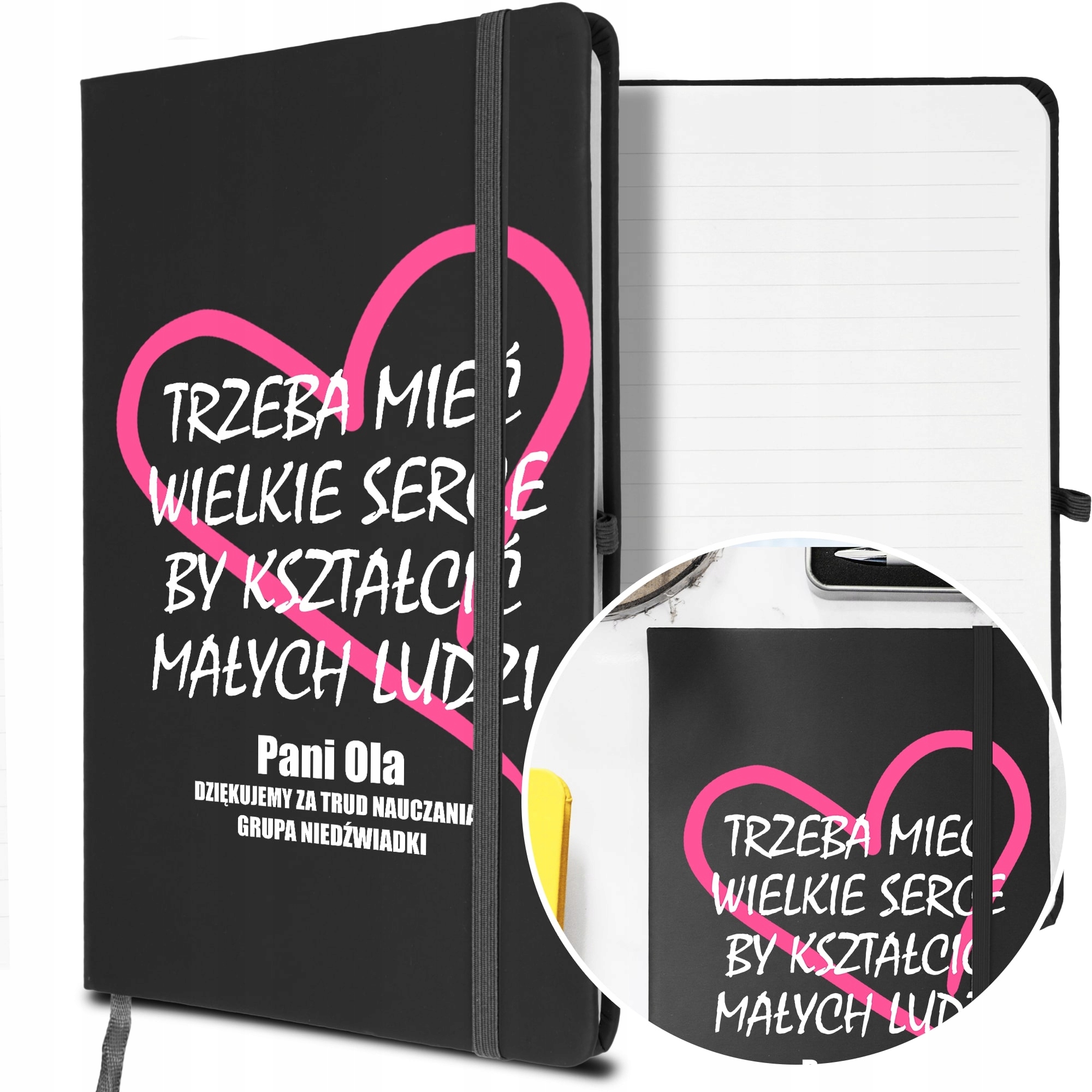 

Notes A5 z Gumką Dzień Nauczyciela